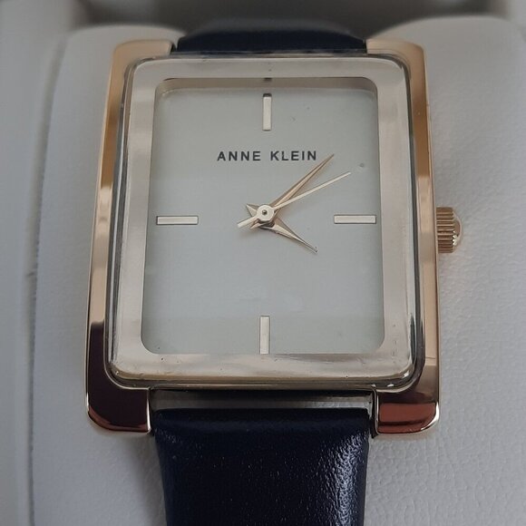 NIB Anne Klein Women's Leather Strap Watch - Picture 3 of 6